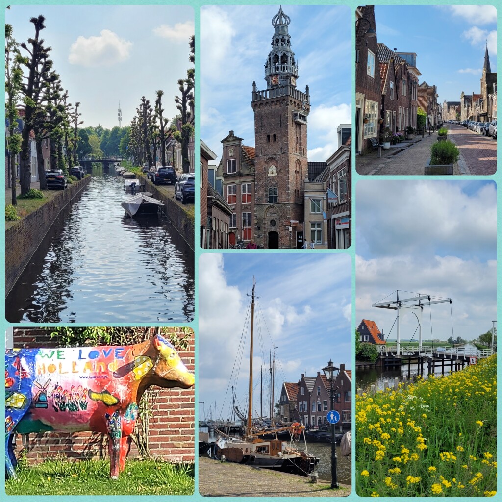 Palingroute (rood) vanaf startpunt Monnickendam