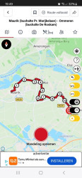 Maurik (bushalte Pr. Marijkelaan) - Ommeren (bushalte De Roskam) · Betuwepad etappe 8