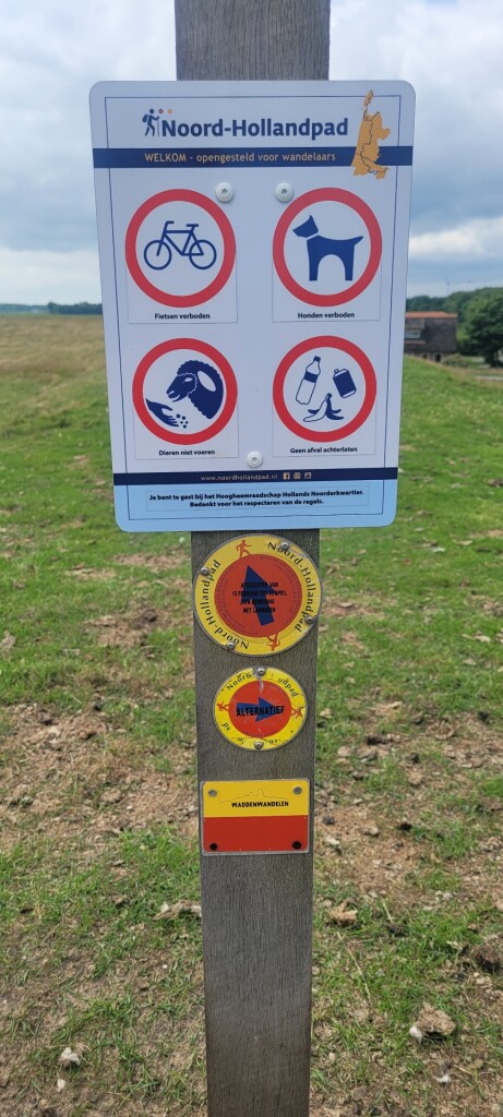 etappe 1 Noord Holland pad