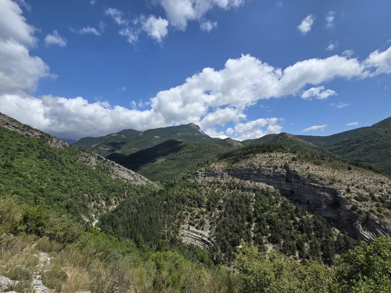 De kloven van het Rif d'Agnielles - Col de l'Angelus
