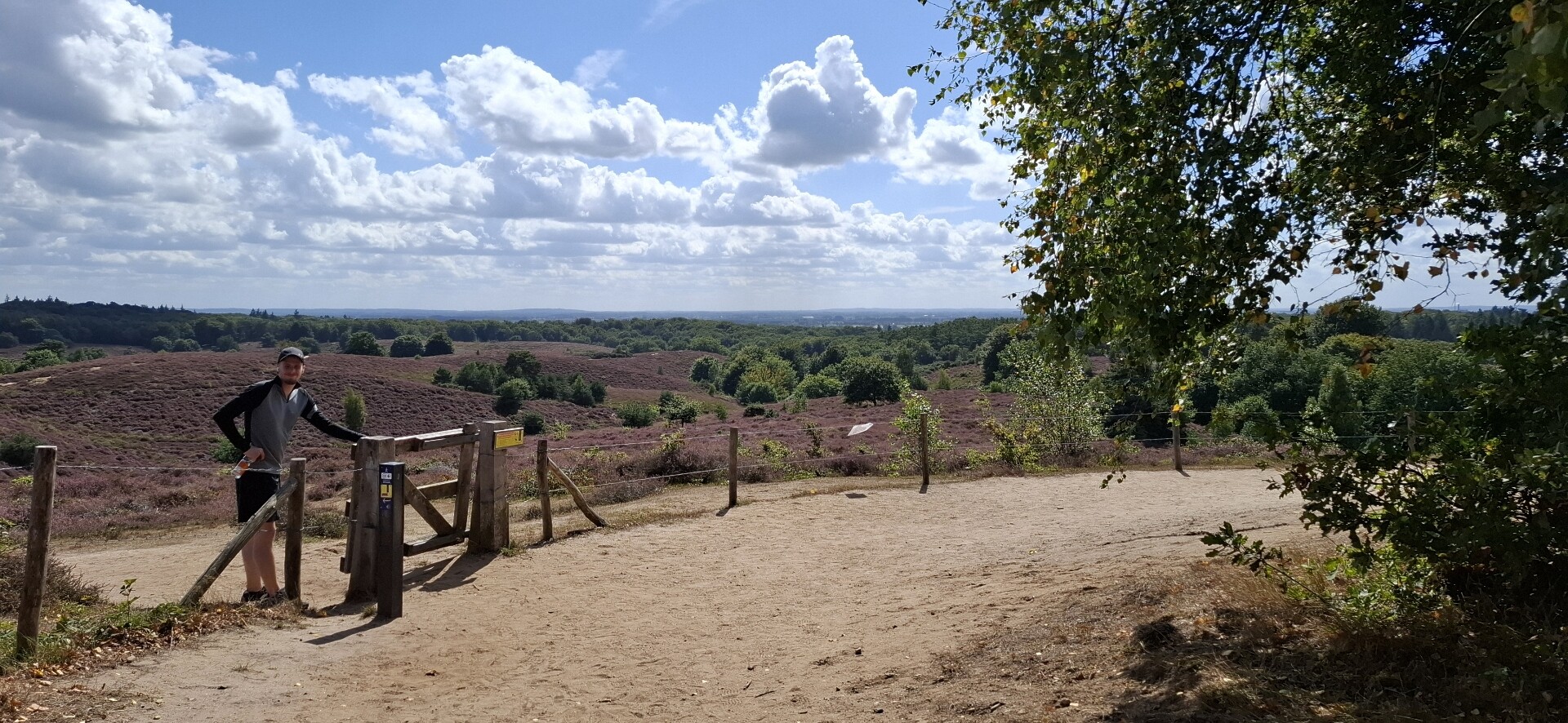 Pittige tocht bij de Posbank