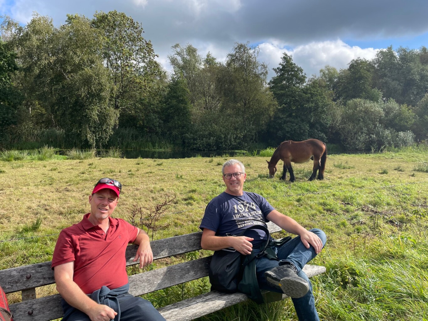 Mooie route toen we groningen uitwaren.