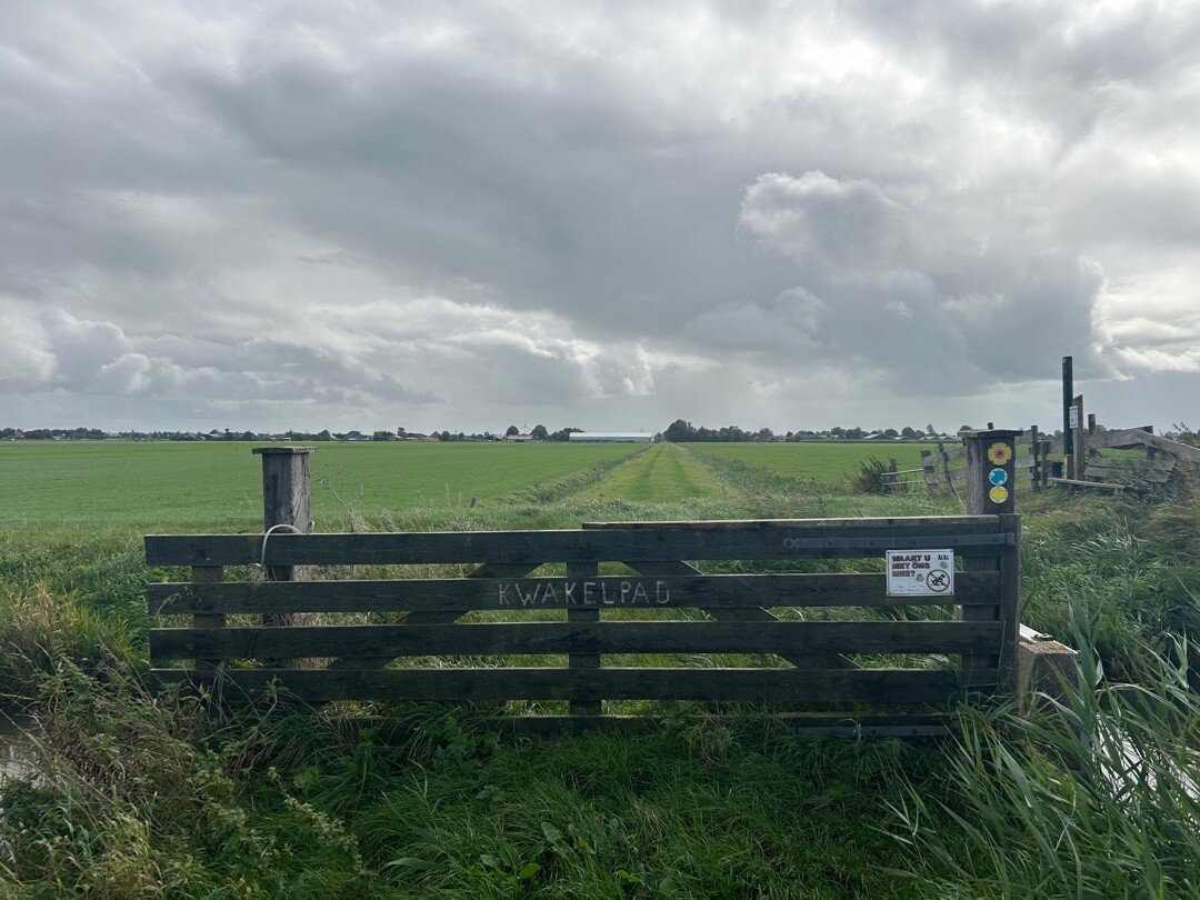Molenkolktocht (blauw) vanaf startpunt Hensbroek