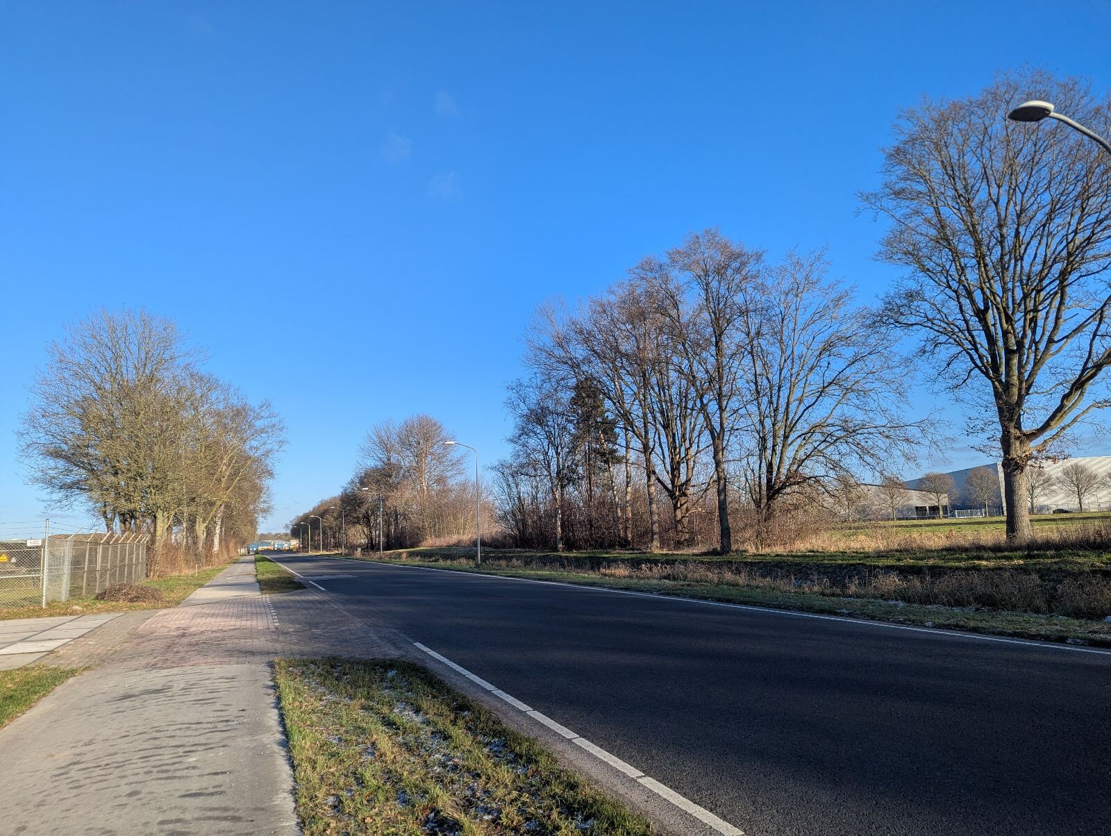 Kilometers maken over het bedrijventerrein