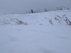 Rondje ploegen door de winterse landerijen