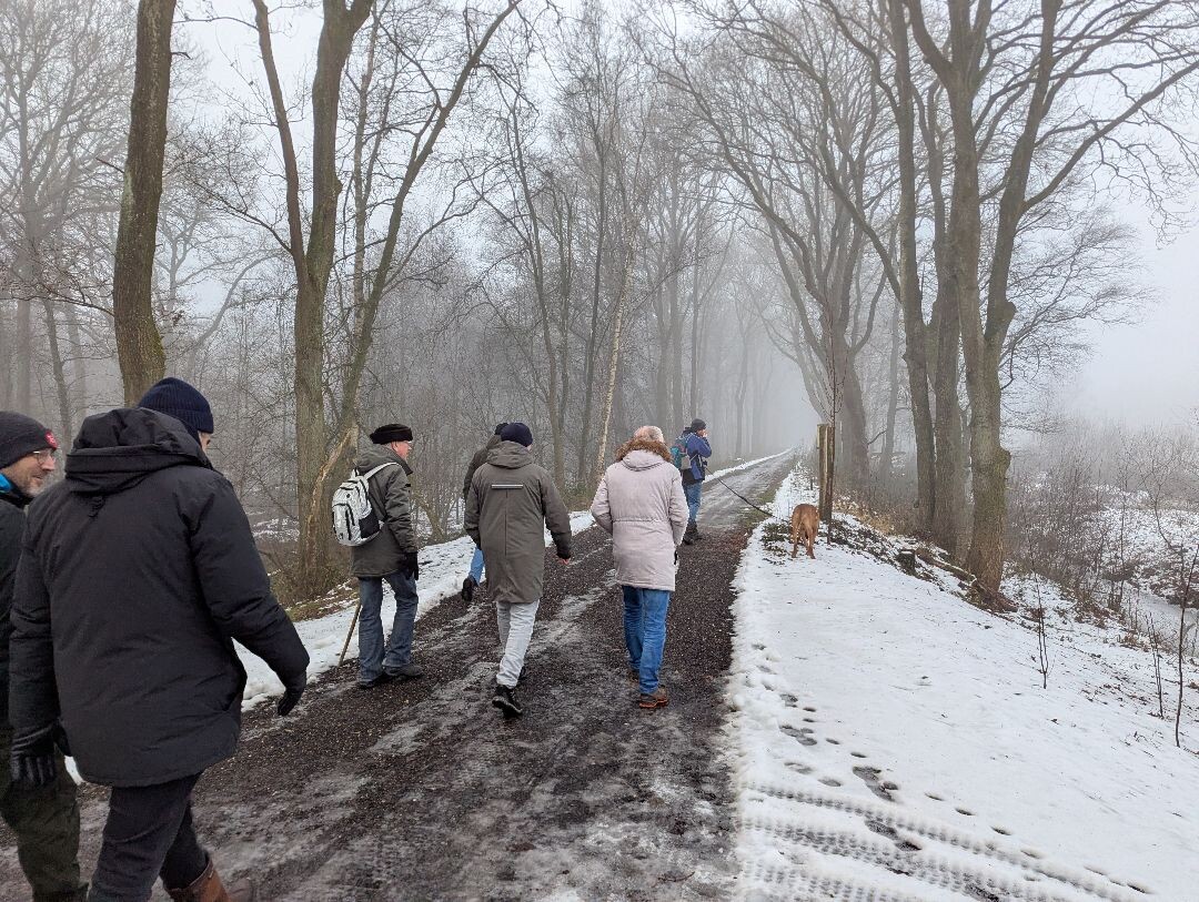 Wandeling met de mannen