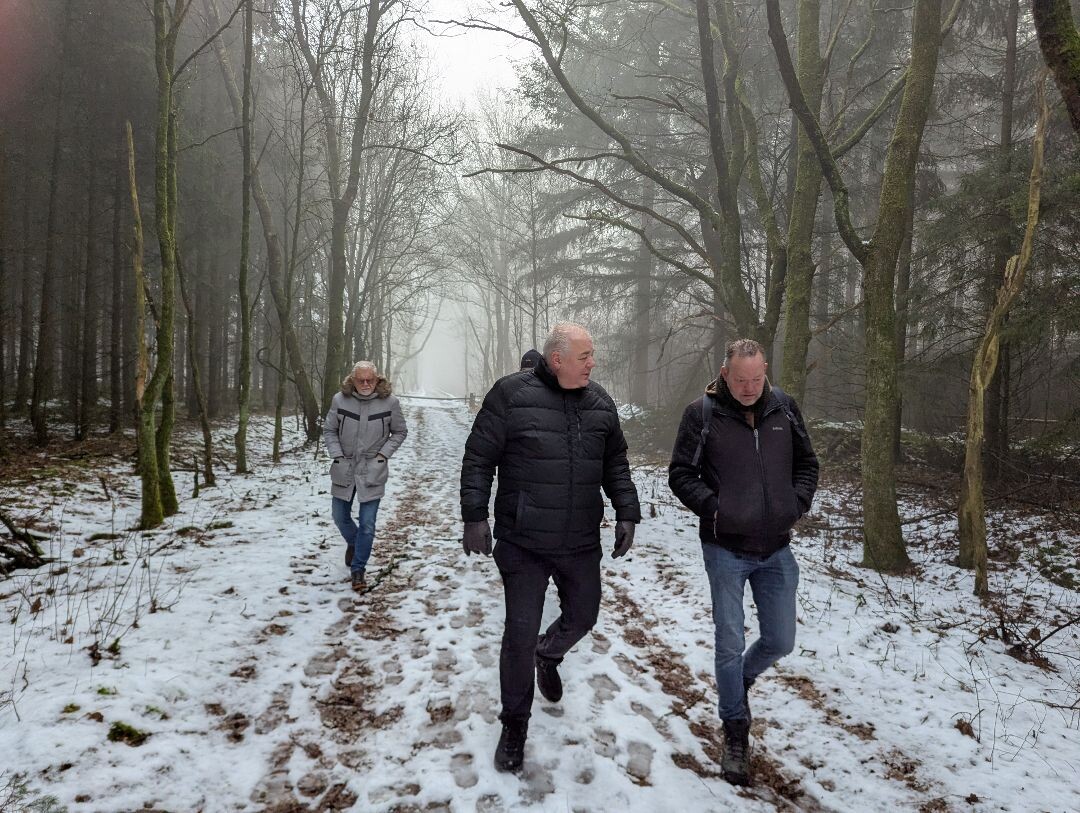Wandeling met de mannen