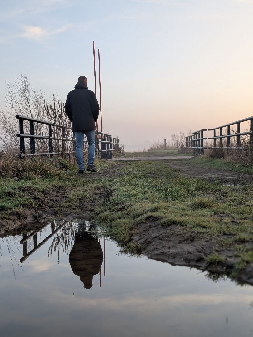 Gedeelte van Klompenpad Wolferensepad