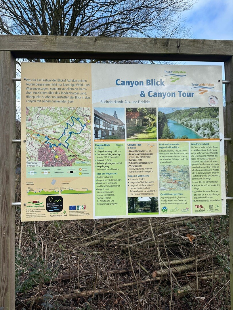 TeutoSchleife Canyon Blick