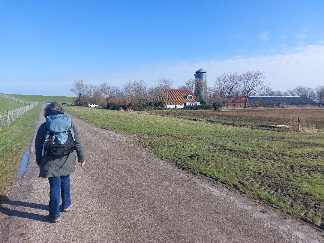 Hallumerhoek - Dokkum, Jaachpaad · Elfstedenpad etappe 12
