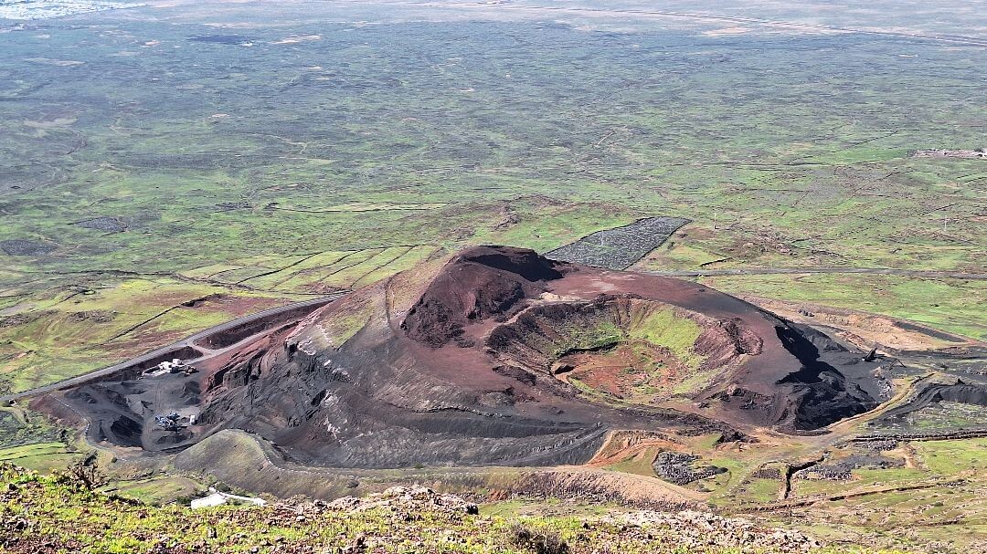 Beklimming van de vulkaan La Atalaya de Fémes