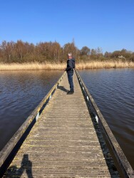 Wandelroute Dintelse Gorzen, blauwe route (3 km) en gele route (5 km)