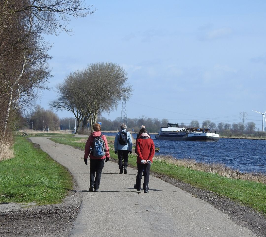 Wandelroute met de pont naar Abbenwier