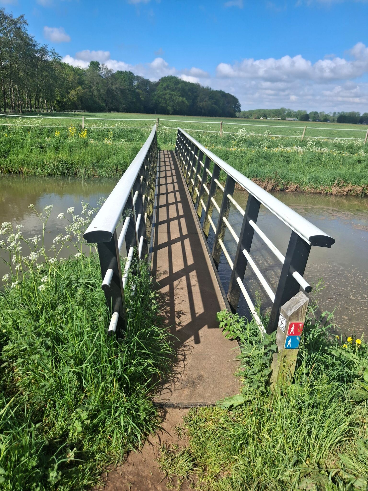 Blauwe route bij deurze