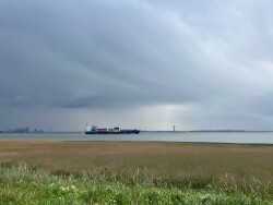 Naar het Leen (Ossendrecht) - Station Rilland-Bath · Oosterscheldepad etappe 13