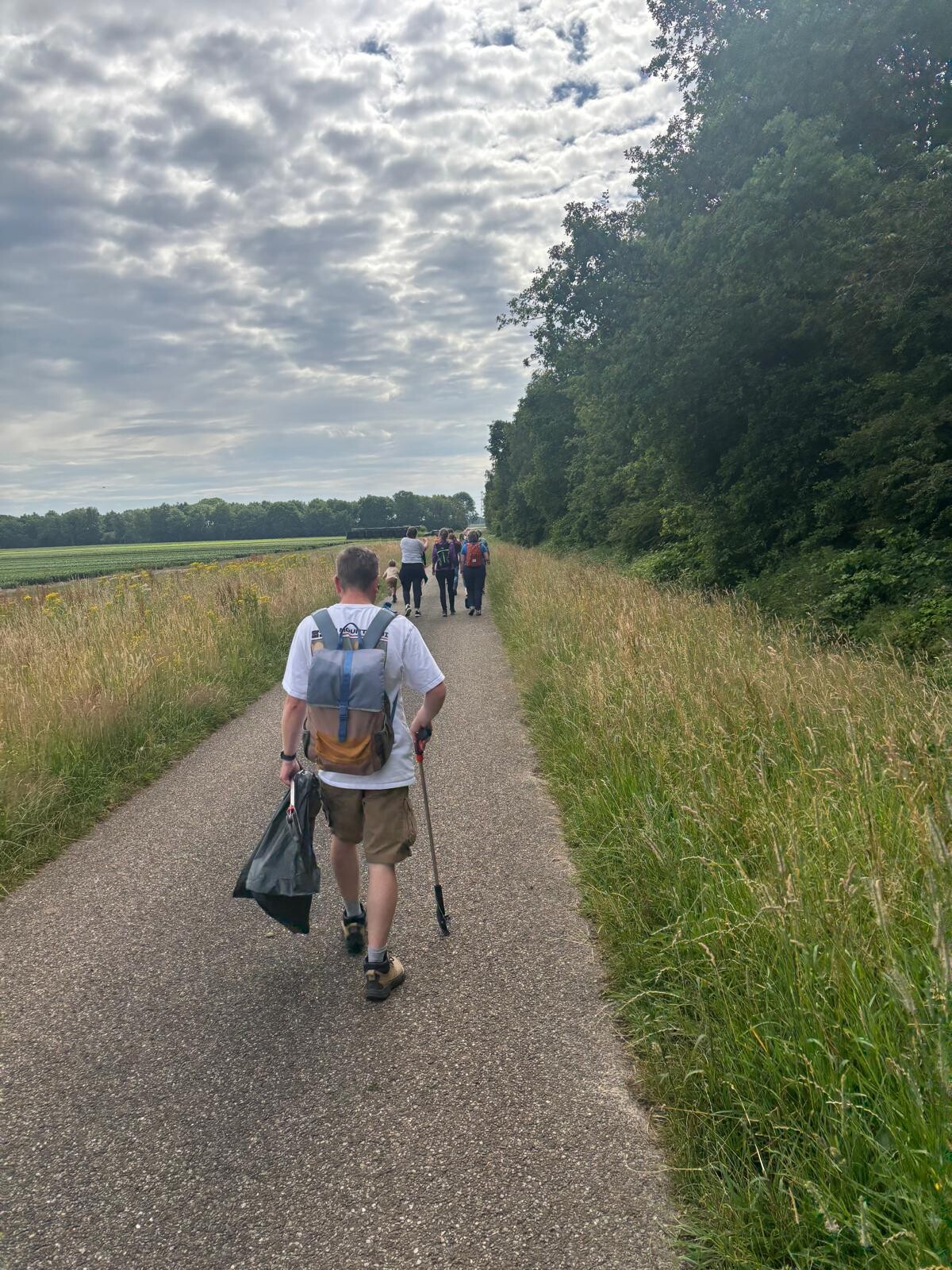 Cultuurpad Coevorden etappe 16: opening wandelen voor het goede doel Ladies Circle