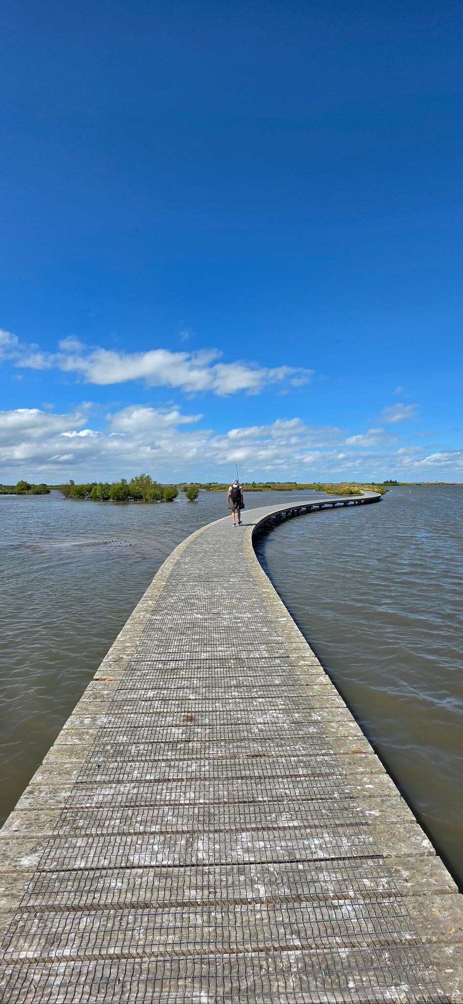 Kustroute op de Marker Wadden