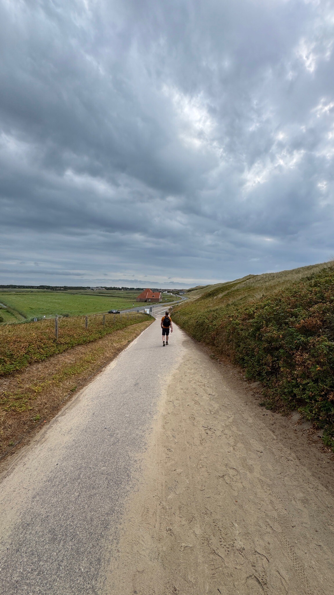 Paarse route vanaf startpunt Callantsoog