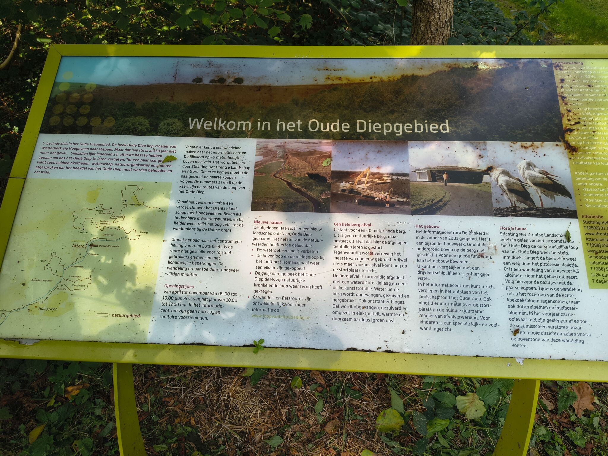 Wijster: VAM-berg en het Oude Diep