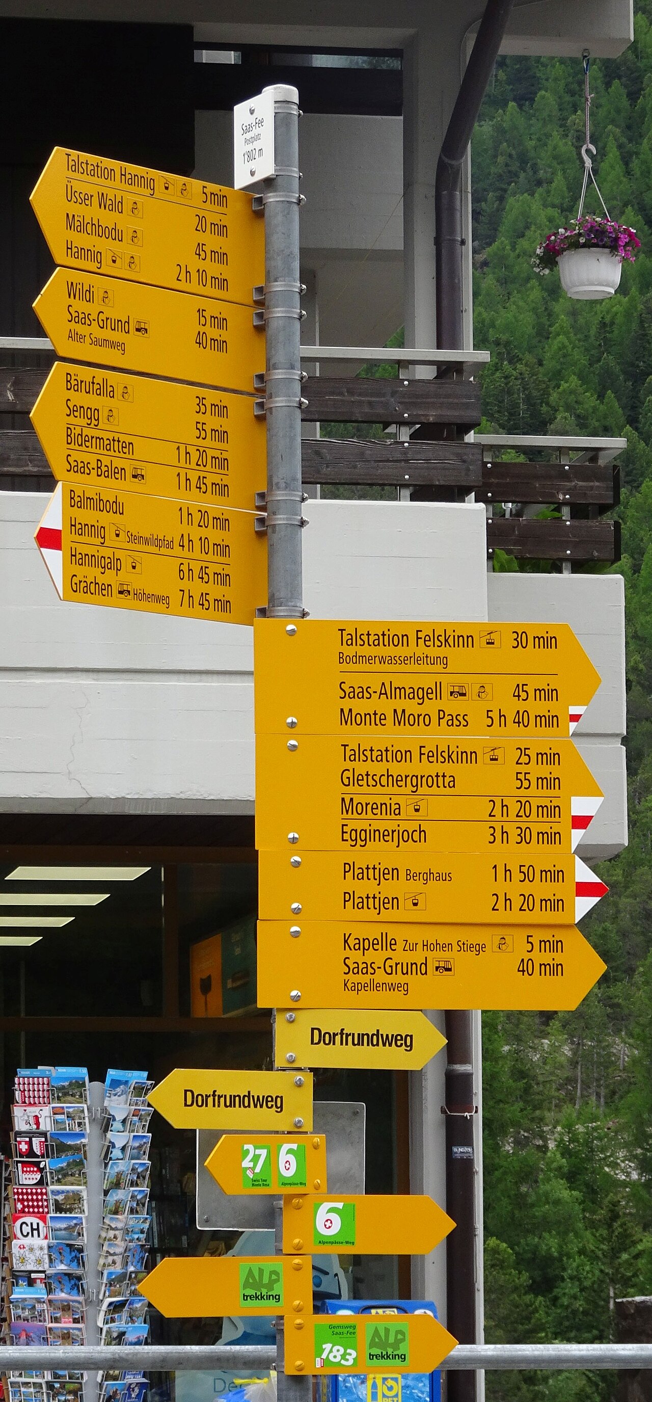 Kapellenweg Saas Fee
