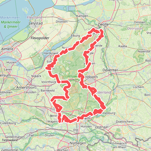 Wandeling rondom de Veluwe
