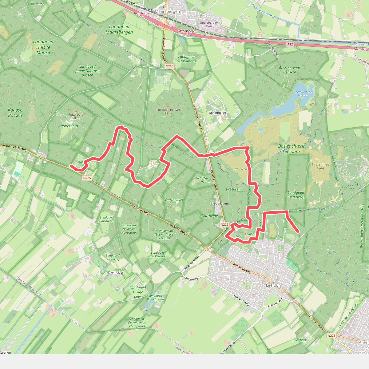 Doorn - Leersum · Utrechtse Mountain Trail etappe 6