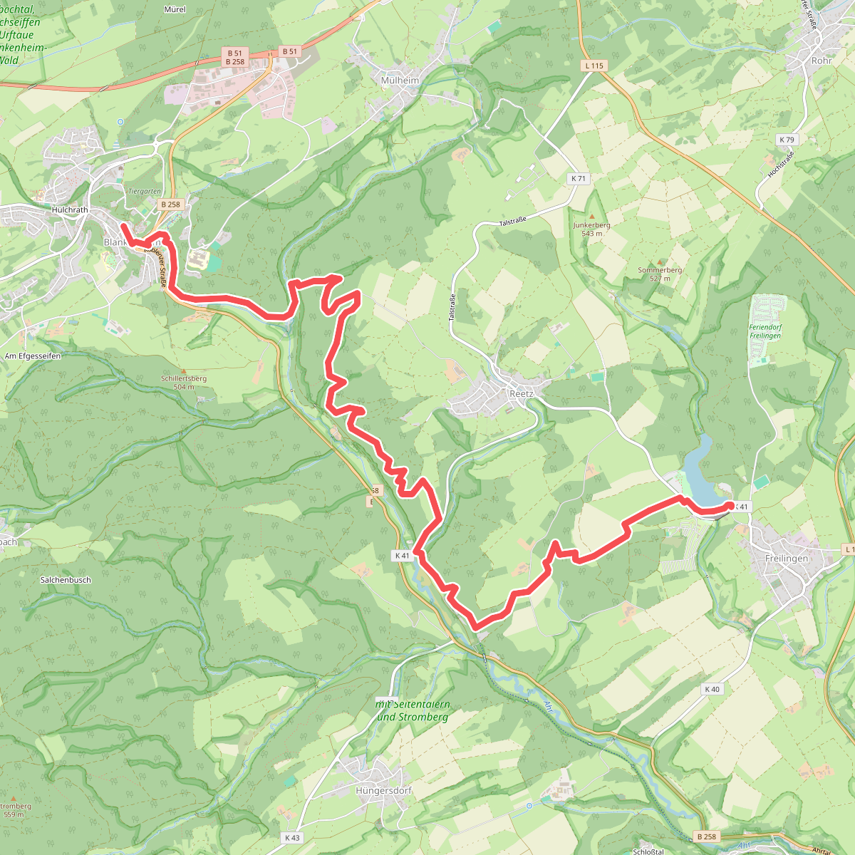 Blankenheim - Freilinger See · AhrSteig etappe 1