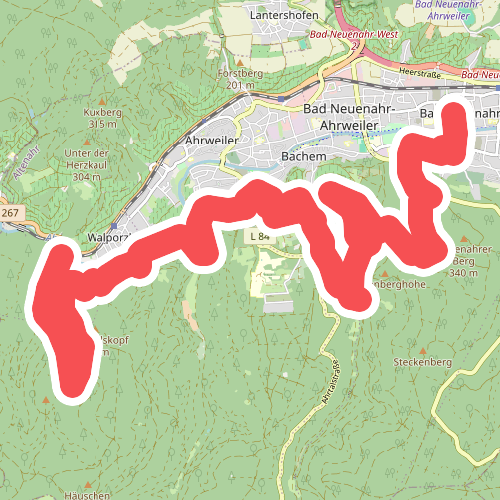 Walporzheim - Bad Neuenahr Mitte · AhrSteig etappe 6