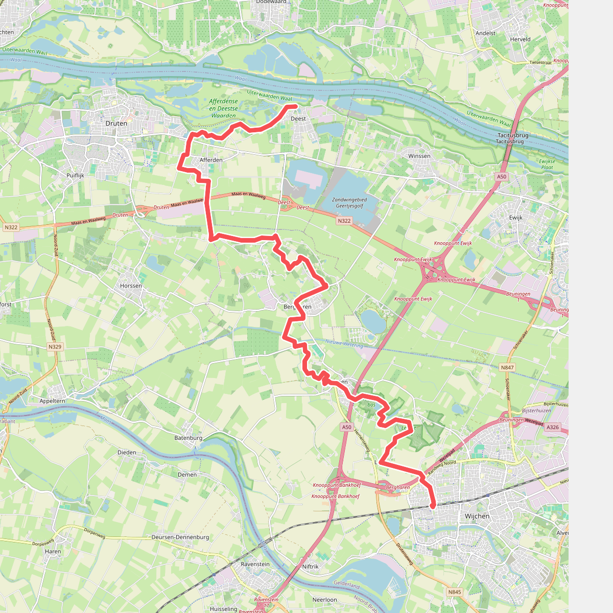 Deest - Wijchen · Streekpad Nijmegen etappe 2
