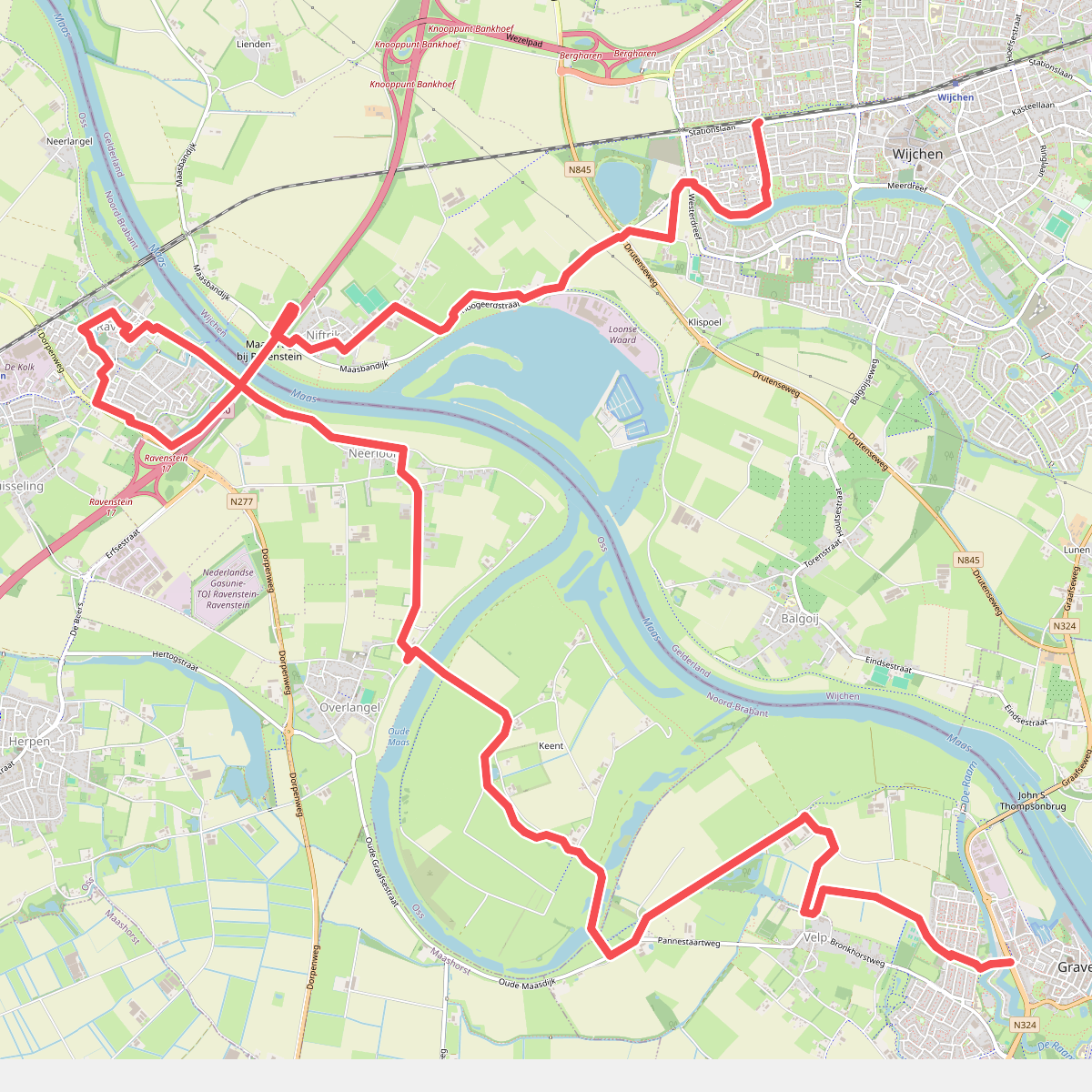 Wijchen - Grave · Streekpad Nijmegen etappe 3
