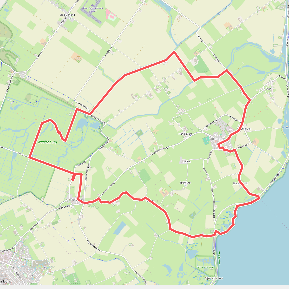 Texel 7: Dagwandeling Oostereind · WaddenWandelen etappe 7