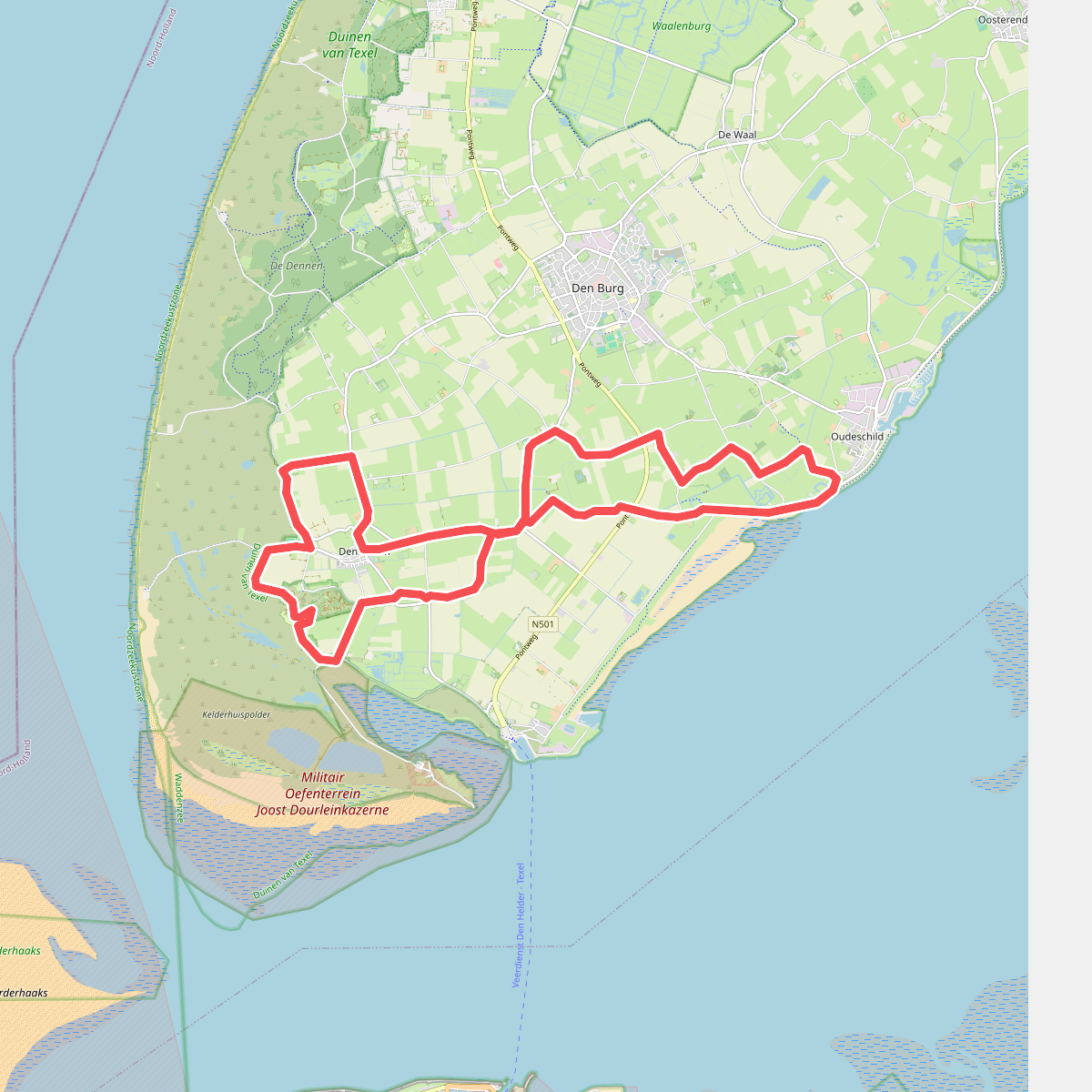 Texel 6: Dagwandeling Den Hoorn · WaddenWandelen etappe 6