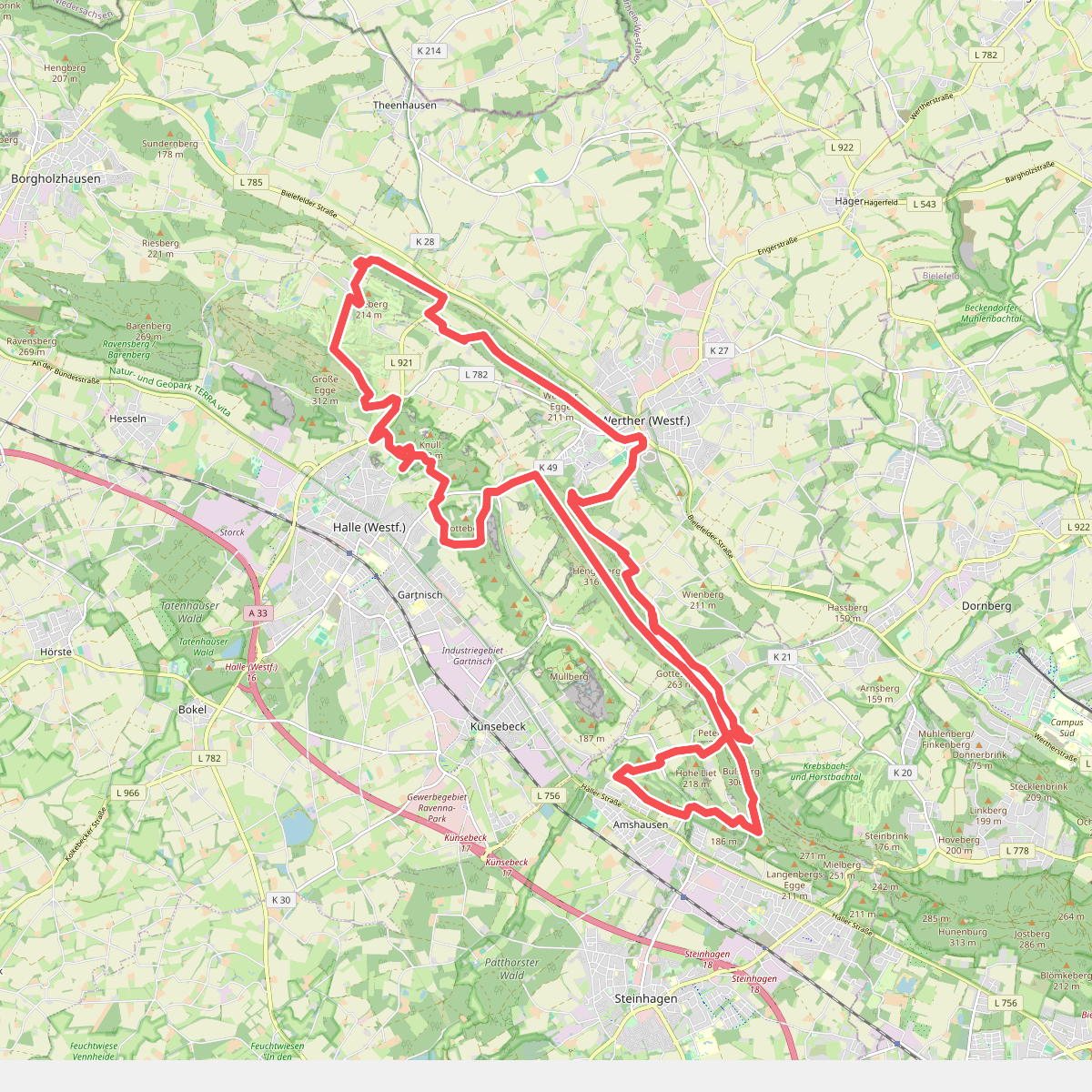 Hermannshöhen Tourtip 08: Route voor genieters - Oostlus