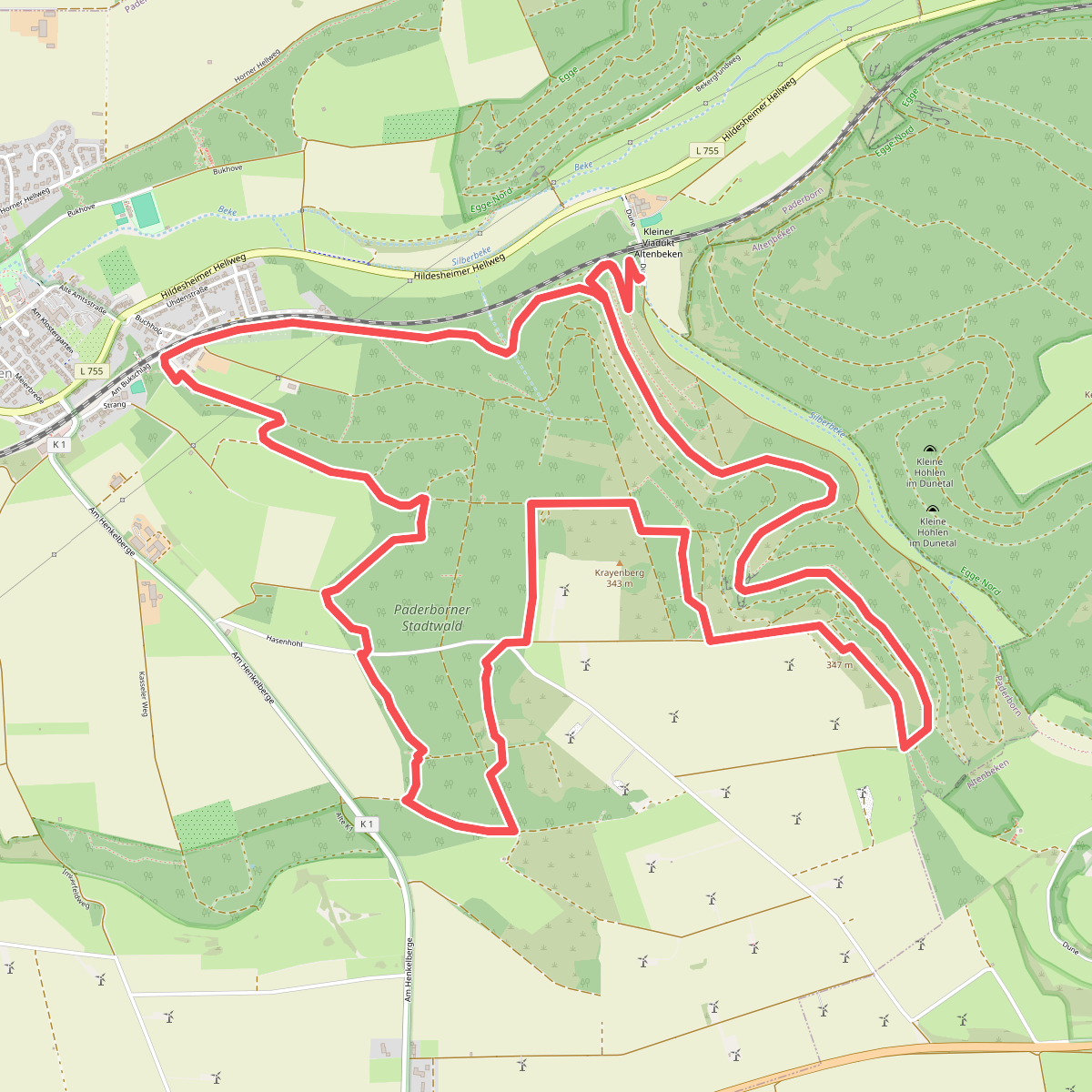 Paderborner Höhenweg [zuidlus]