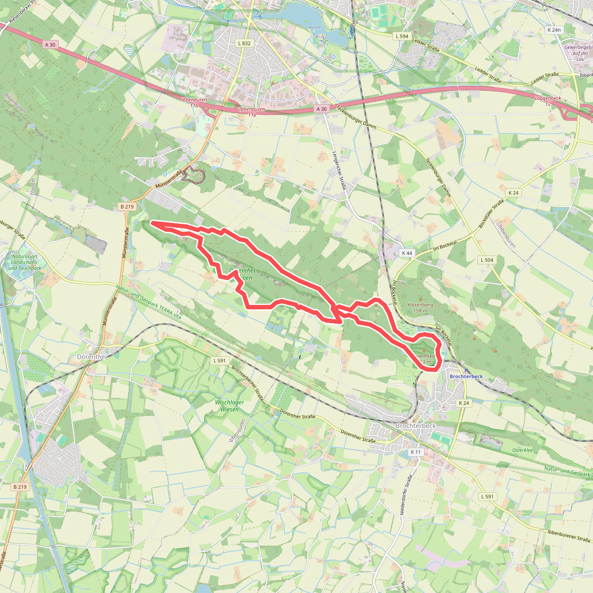 Hermannshöhen Tourtip 03: Teutoschleife Dörenther Klippen