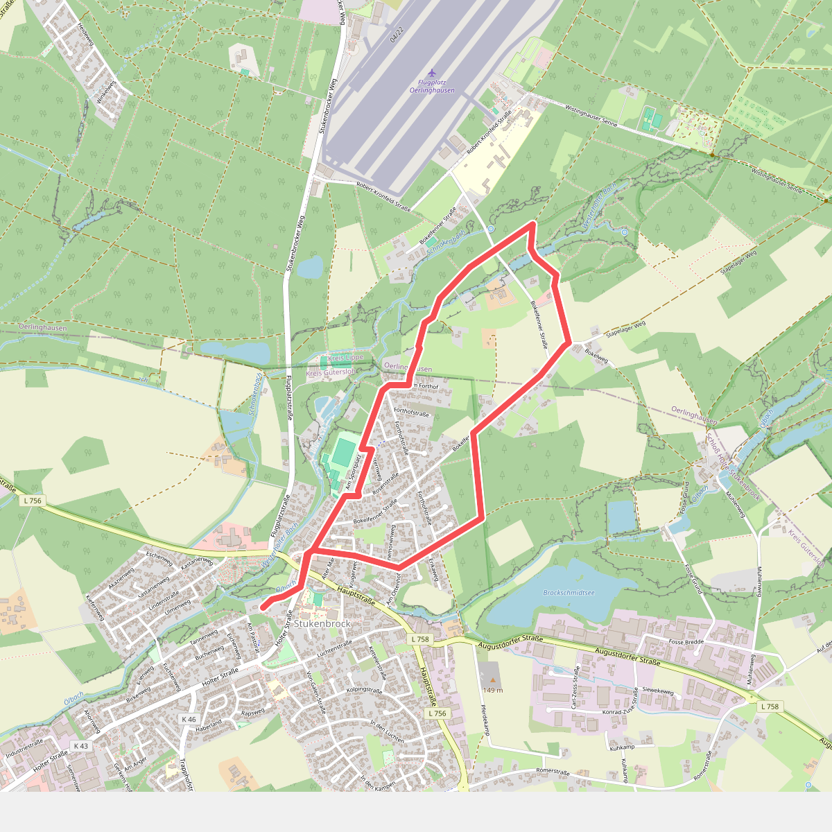 Stukenbrocker tijdreizen / lokale rondweg