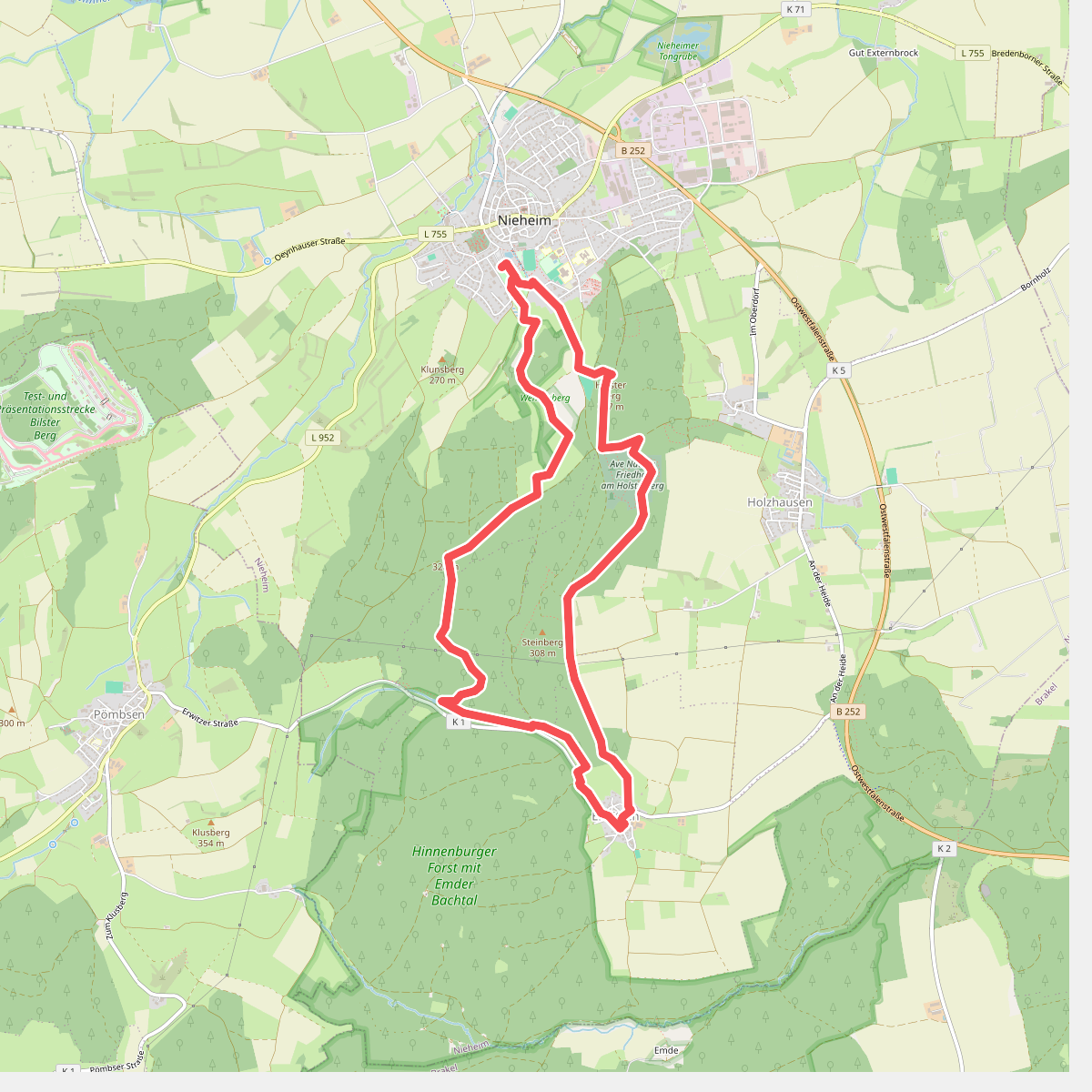 Voorkomen – Wandelroute Erwitzen
