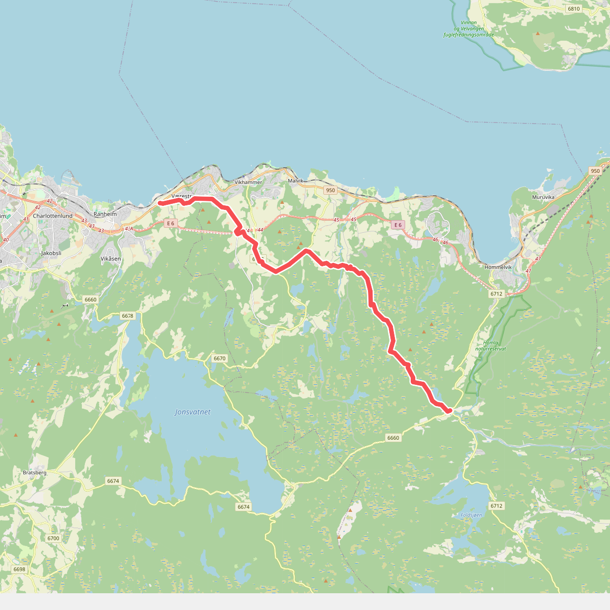 Nyhus - Vikhammer · St. Olavsleden etappe 28