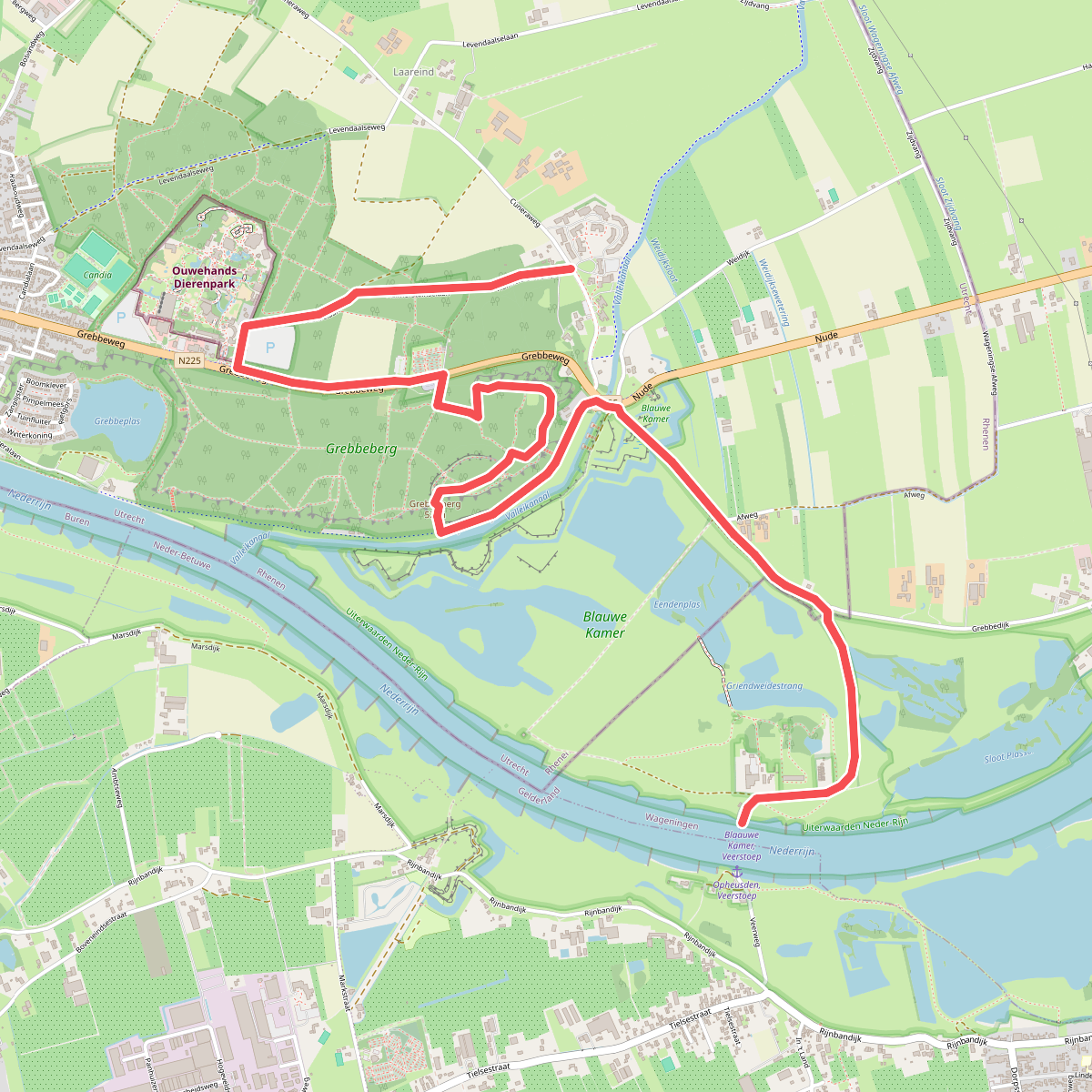 Blauwe Kamer - Grebbeberg · Grebbeliniepad etappe 2