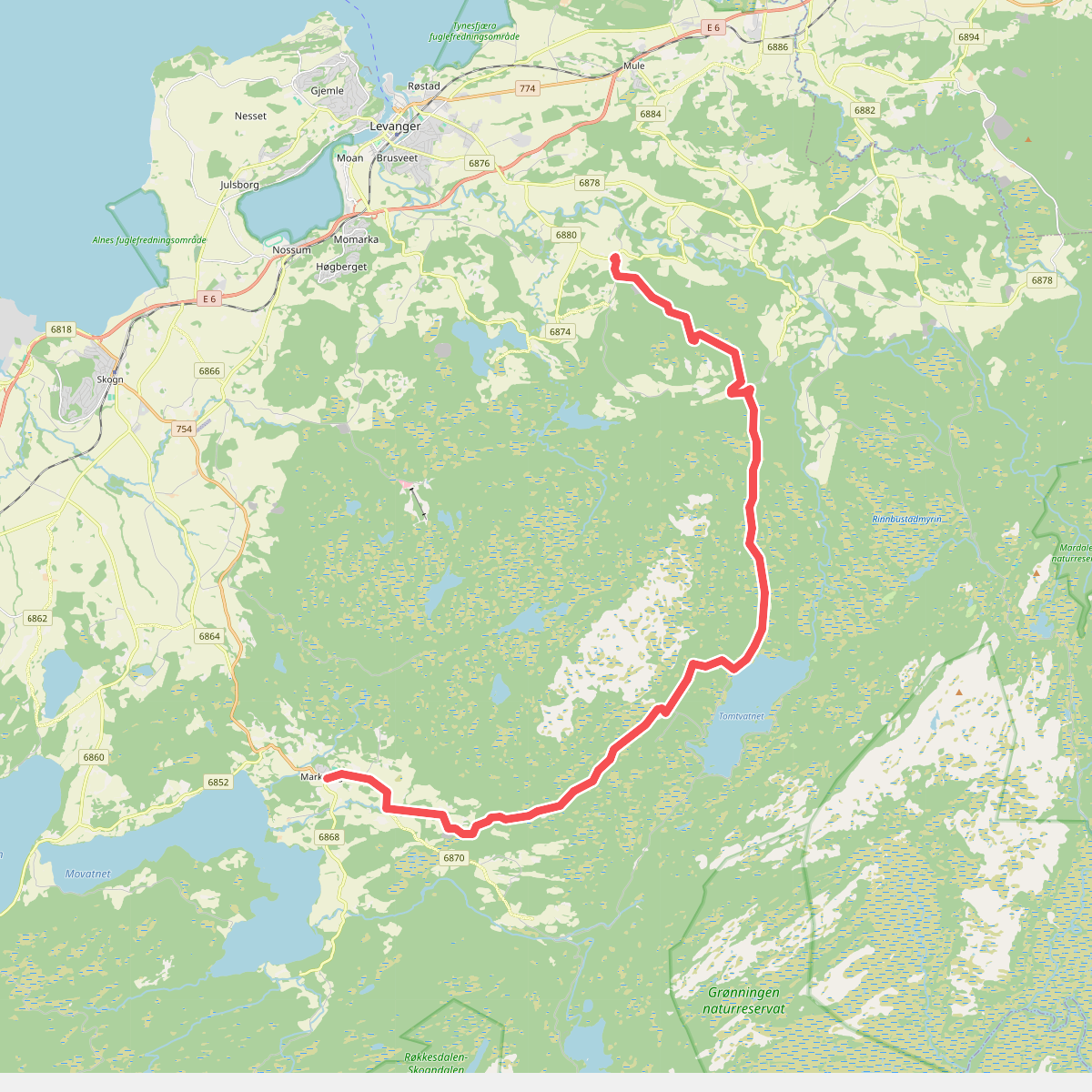 Munkeby - Markabygda · St. Olavsleden etappe 24
