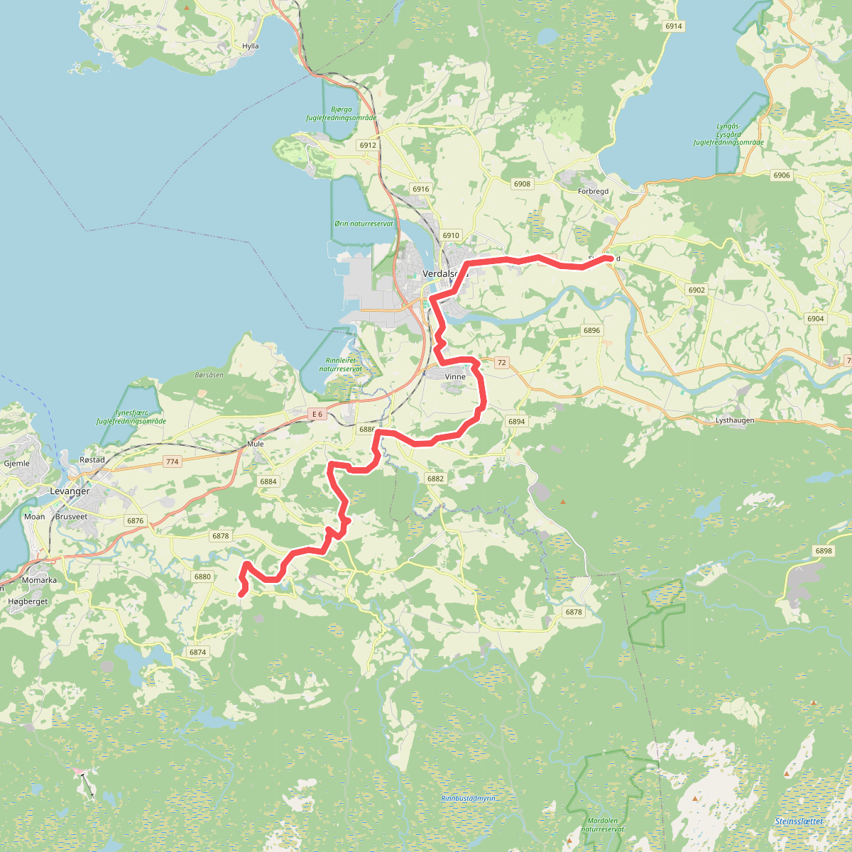 Stiklestad - Munkeby · St. Olavsleden etappe 23