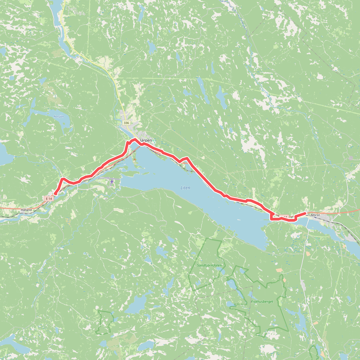Mörsil - Hålland, vandring · St. Olavsleden etappe 15