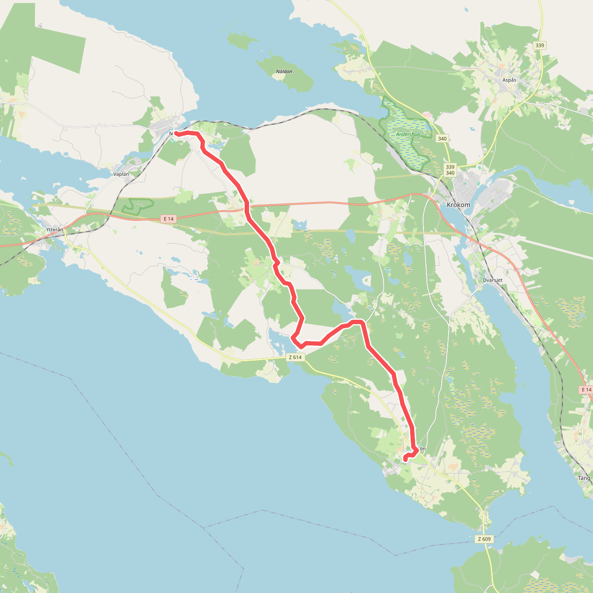 Rödön - Nälden, vandring · St. Olavsleden etappe 12