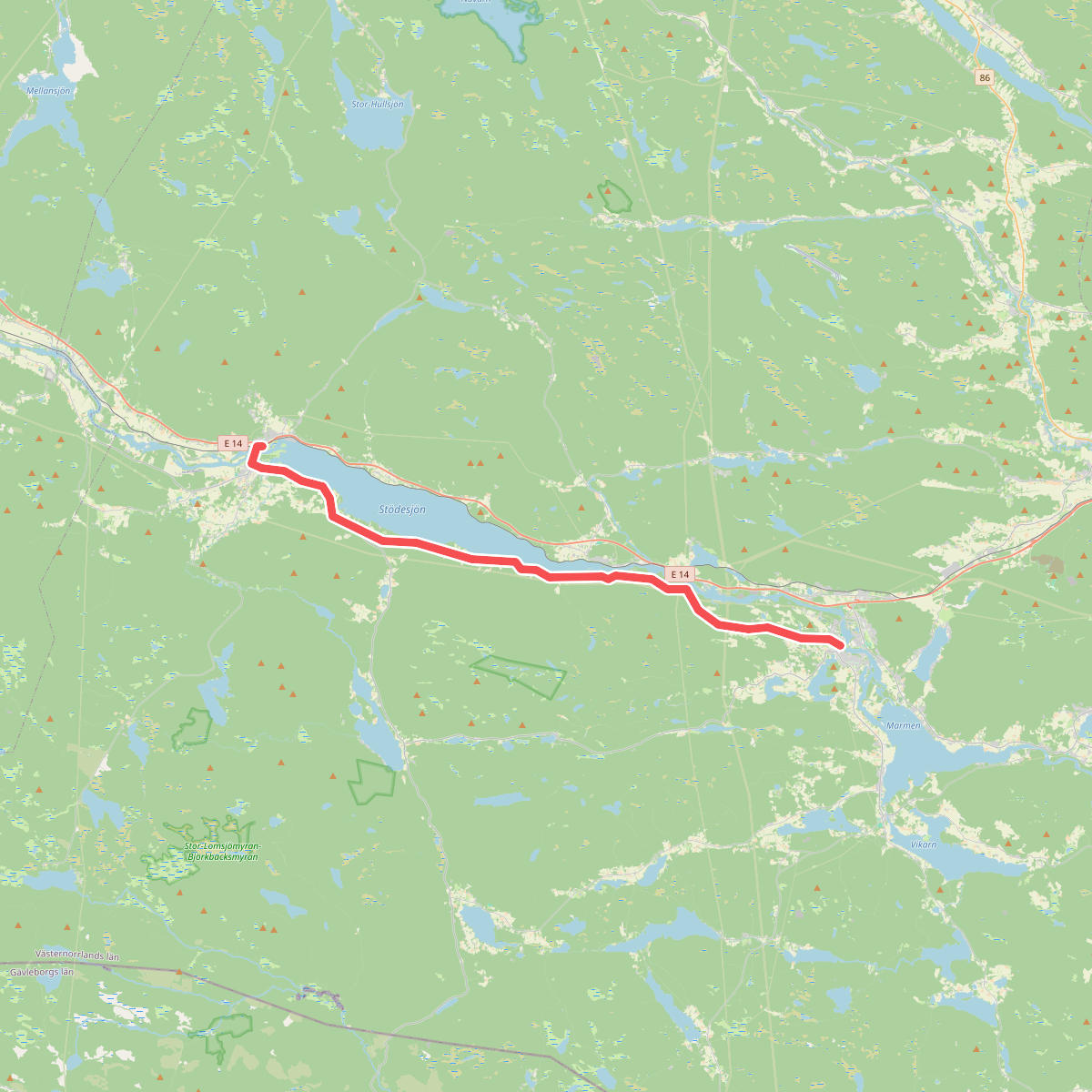 Matfors - Stöde · St. Olavsleden etappe 2
