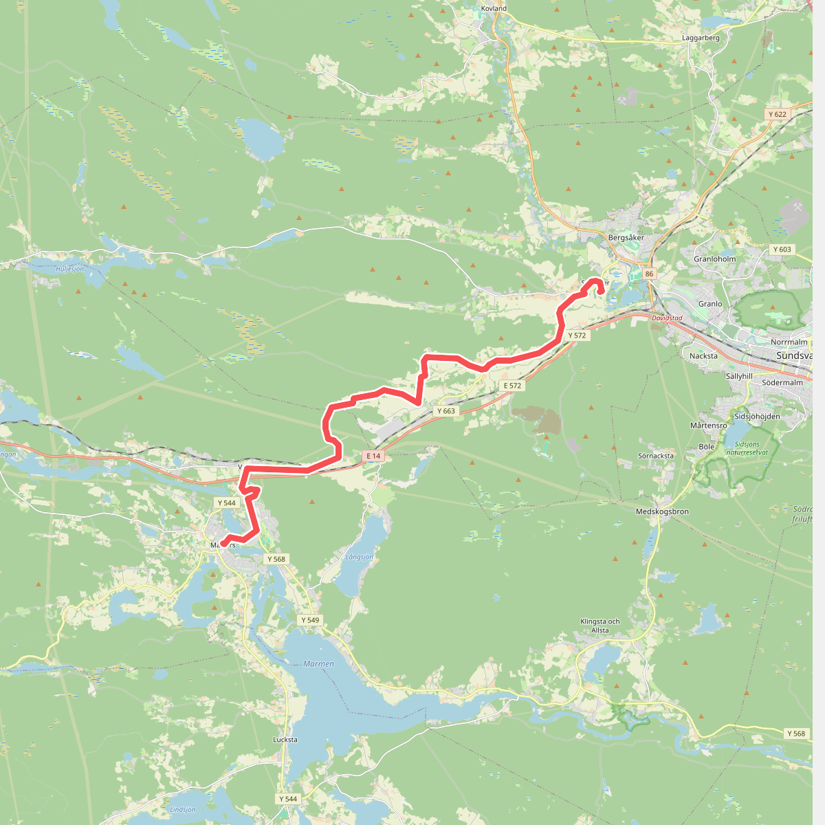 Selånger - Matfors · St. Olavsleden etappe 1
