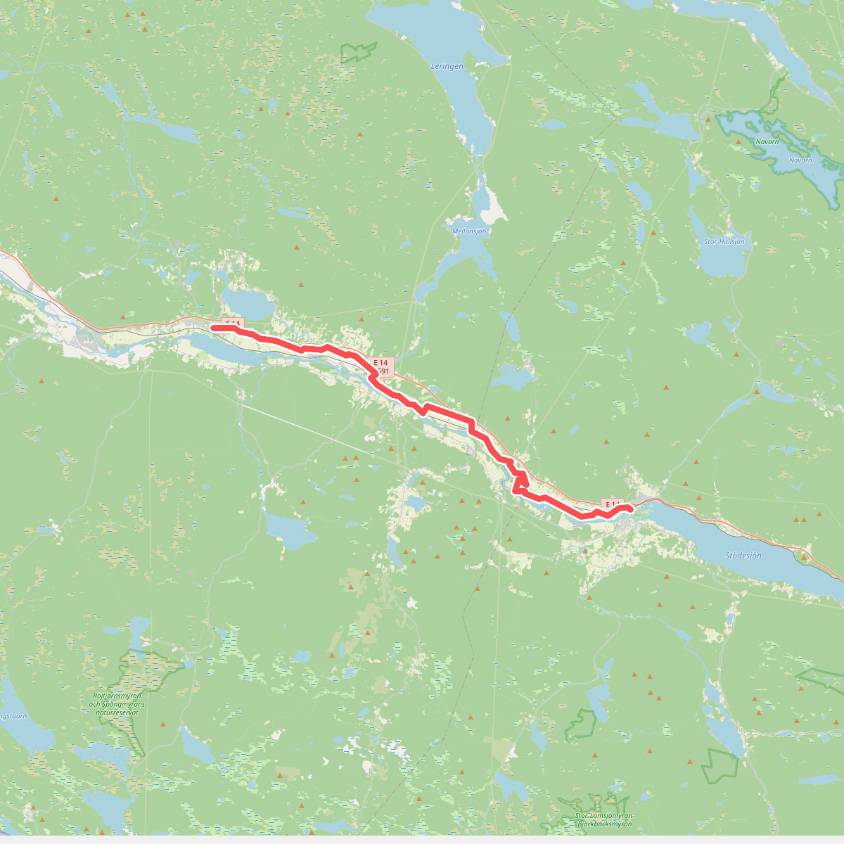 Stöde - Fränsta · St. Olavsleden etappe 3
