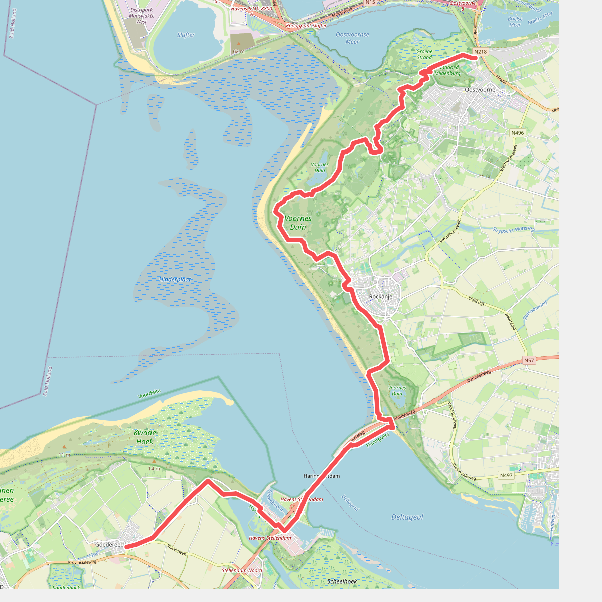 Oostvoorne - Goedereede · GR5 etappe 3
