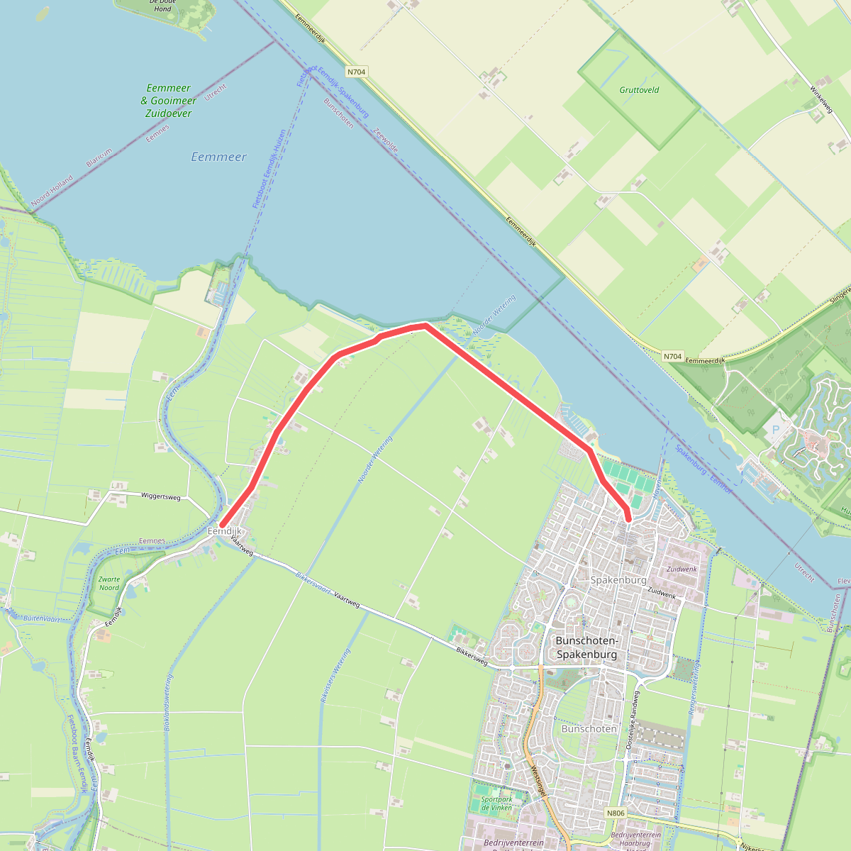 Eemdijk - Spakenburg · Grebbeliniepad etappe 14