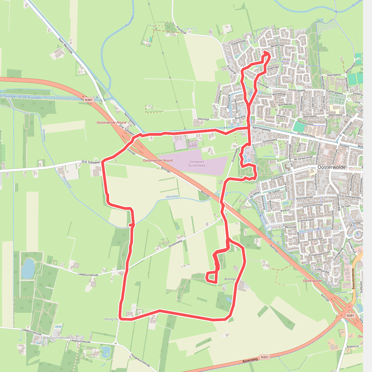Wandeling Buttinga