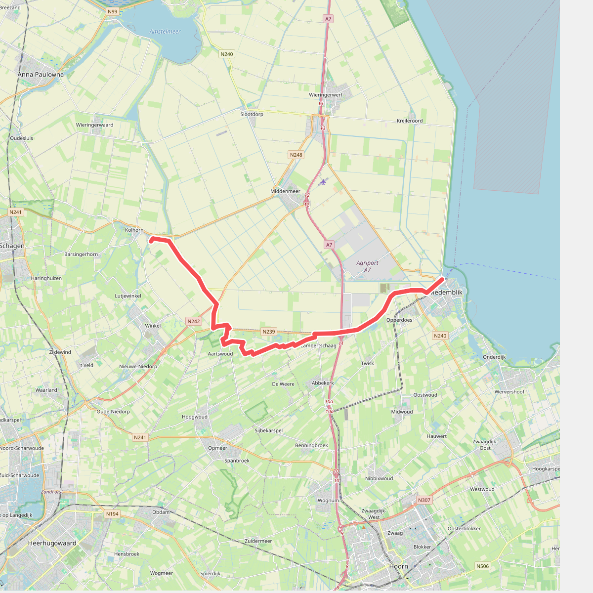 Kolhorn - Medemblik · Westfriese Omringdijk etappe 5